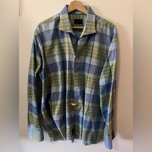 CALDER CARMEL Limited Edition luxury Mens button down Shirt Size XL